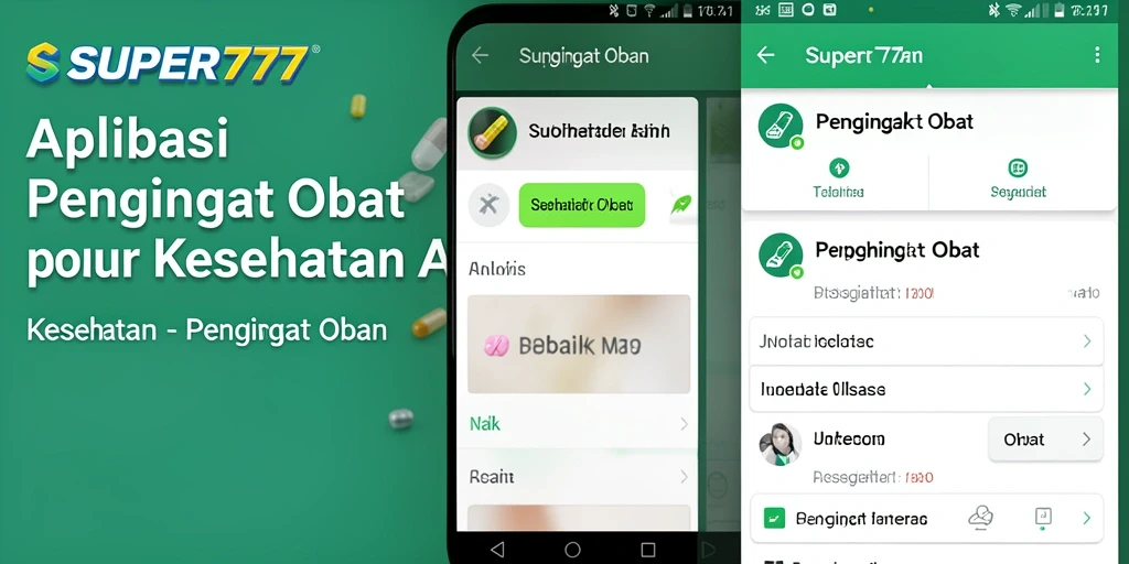 Antarmuka pengguna aplikasi SUPER777 yang intuitif dan mudah digunakan.
