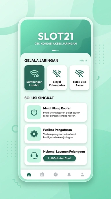 Tampilan link alternatif slot21